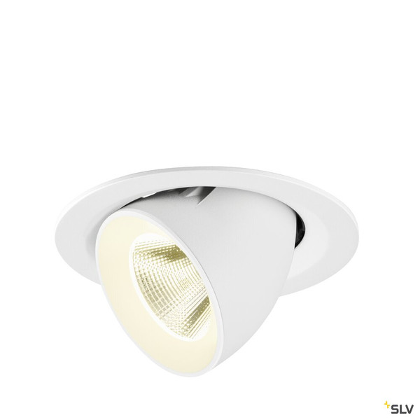 SLV 1009587 NUMINOS® GIMBLE M, Deckeneinbauleuchte,, 4000 K, 20°, weiß