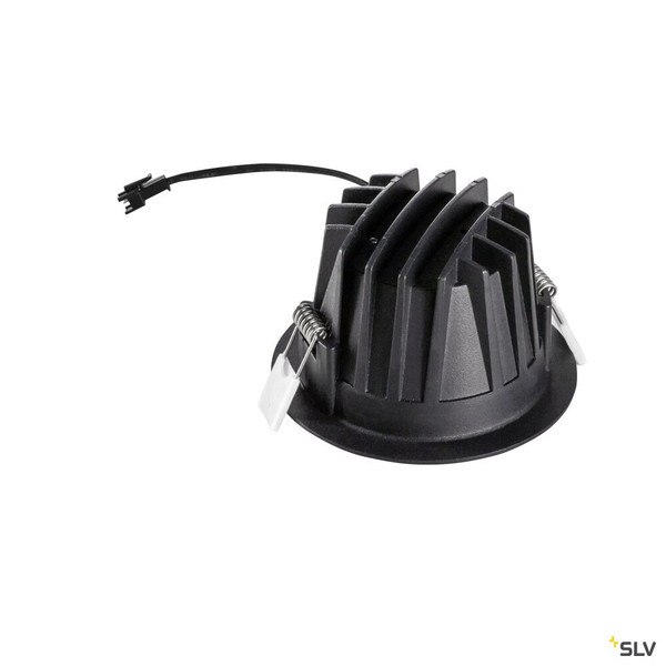 SLV 1009613 NUMINOS® M, Deckeneinbauleuchte, 3000 K, 20°, IP20, rund, schwarz