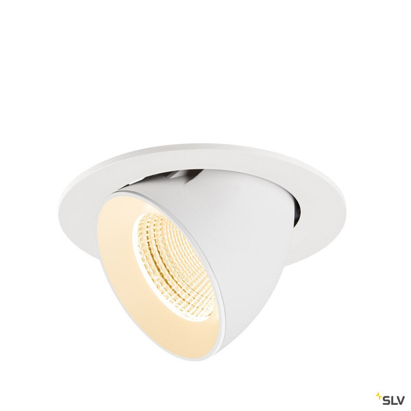 SLV 1009719 NUMINOS® GIMBLE L, Deckeneinbauleuchte, 2700 K, 55°, IP20, rund, weiß