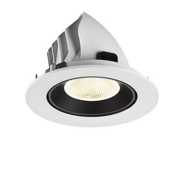 SLV 1009748 NUMINOS GIMBLE L, Deckeneinbauleuchte weiß/schwarz 4000K 20°