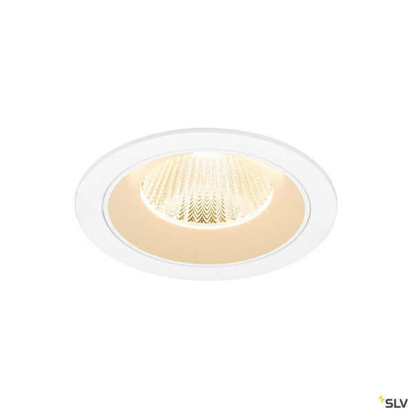 SLV 1009769 NUMINOS® L, Deckeneinbauleuchte, 2700 K, 40°, IP20, rund, weiß