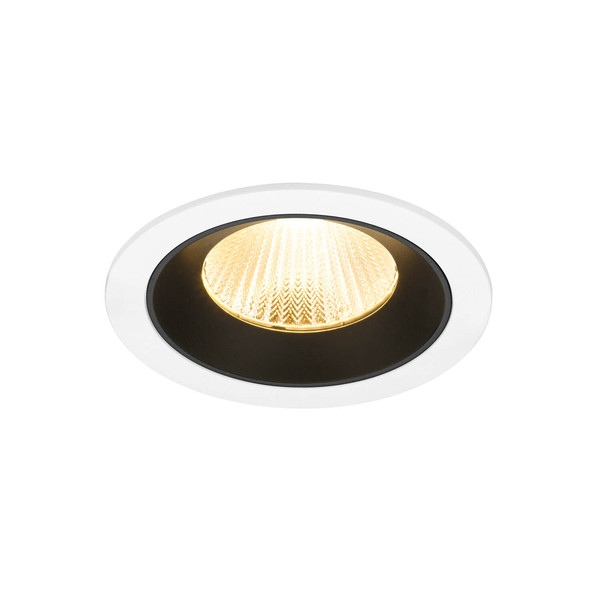 SLV 1009786 NUMINOS L, Deckeneinbauleuchte weiß/schwarz 3000K 40°