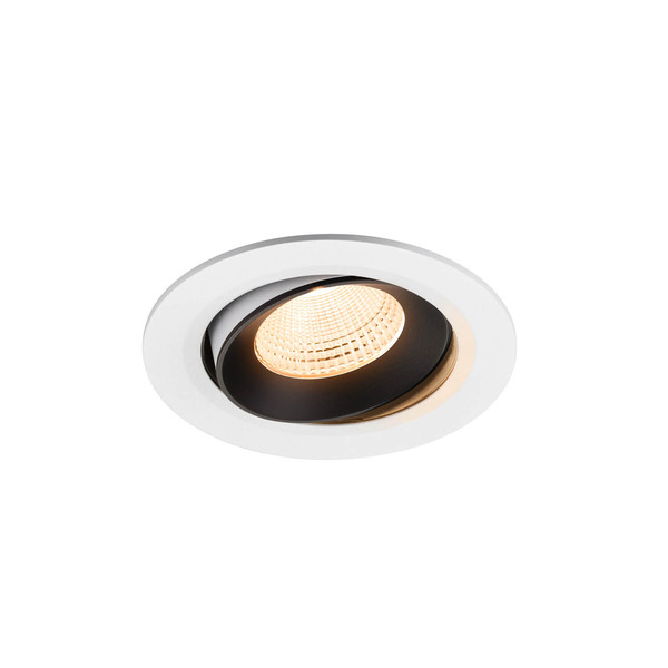 SLV 1009825 NUMINOS MOVE L, Deckeneinbauleuchte weiß/schwarz 2700K 55°