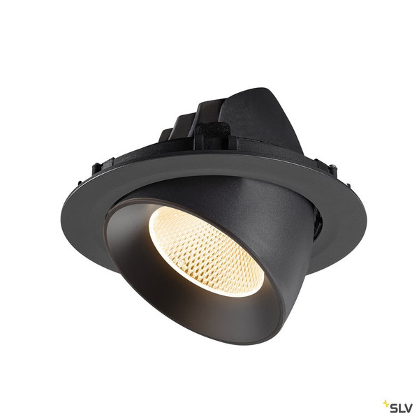SLV 1009864 NUMINOS® GIMBLE XL, Deckeneinbauleuchte,, 2700 K, 20°, schwarz