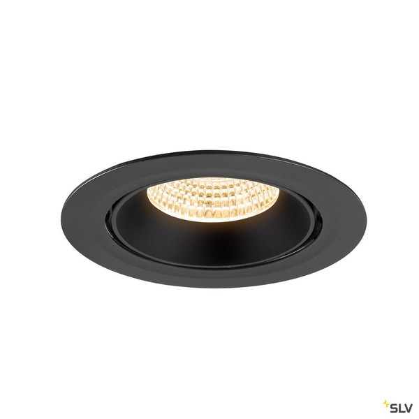 SLV 1009870 NUMINOS® GIMBLE XL, Deckeneinbauleuchte,, 2700 K, 55°, schwarz