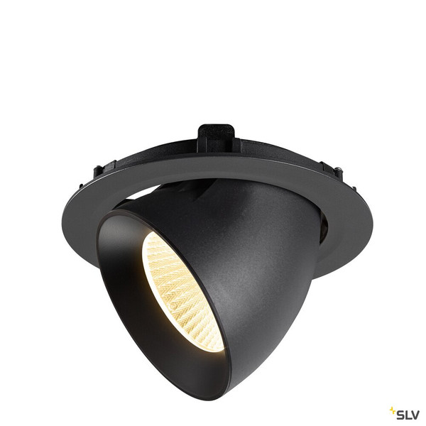 SLV 1009885 NUMINOS® GIMBLE XL, Deckeneinbauleuchte,, 3000 K, 40°, schwarz
