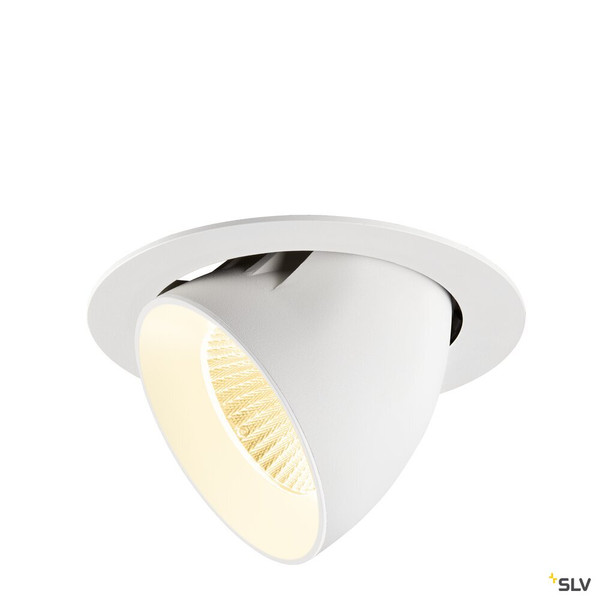SLV 1009892 NUMINOS® GIMBLE XL, Deckeneinbauleuchte,, 3000 K, 20°, weiß