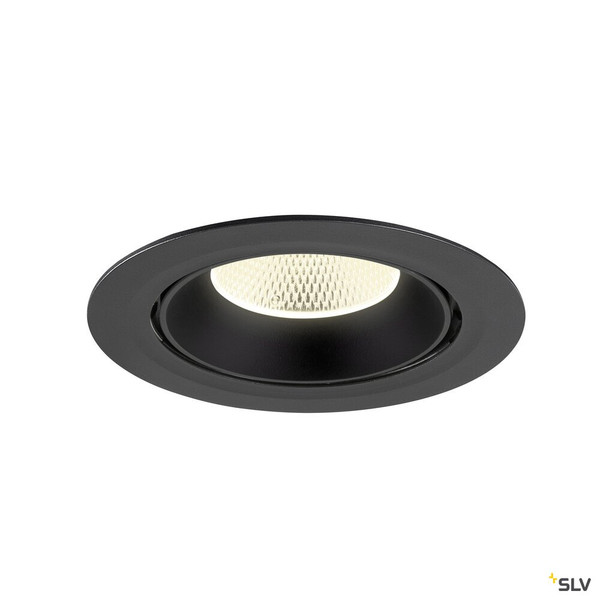 SLV 1009900 NUMINOS® GIMBLE XL, Deckeneinbauleuchte,, 4000 K, 20°, schwarz