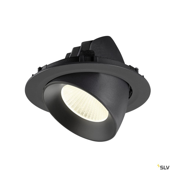 SLV 1009903 NUMINOS® GIMBLE XL, Deckeneinbauleuchte,, 4000 K, 40°, schwarz