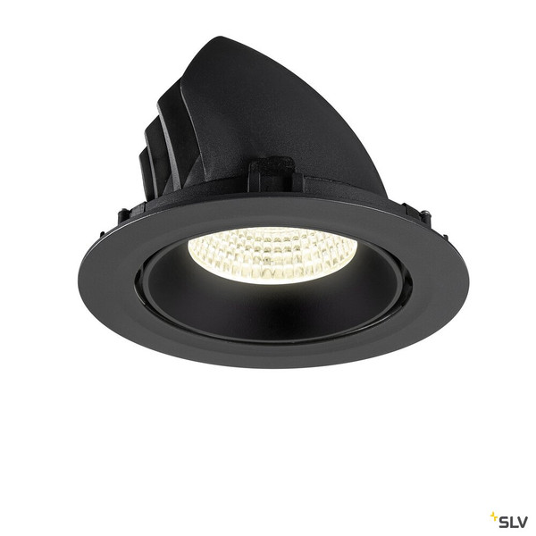 SLV 1009906 NUMINOS® GIMBLE XL, Deckeneinbauleuchte,, 4000 K, 55°, schwarz