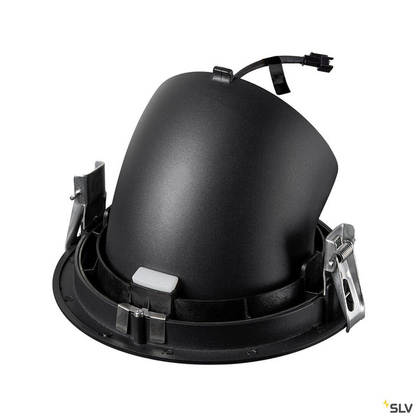 SLV 1009907 NUMINOS® GIMBLE XL, Deckeneinbauleuchte,, 4000 K, 55°, schwarz / weiß
