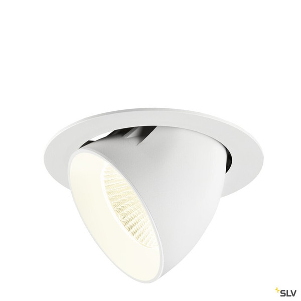 SLV 1009913 NUMINOS® GIMBLE XL, Deckeneinbauleuchte,, 4000 K, 40°, weiß