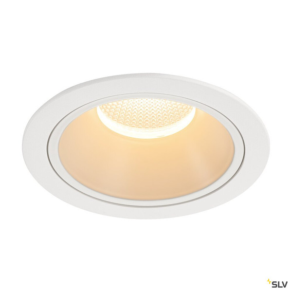 SLV 1009928 NUMINOS® XL, Deckeneinbauleuchte, 2700 K, 20°, IP20, rund, weiß