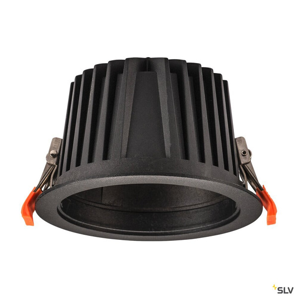SLV 1009939 NUMINOS® XL, Deckeneinbauleuchte, 3000 K, 40°, IP20, rund, schwarz