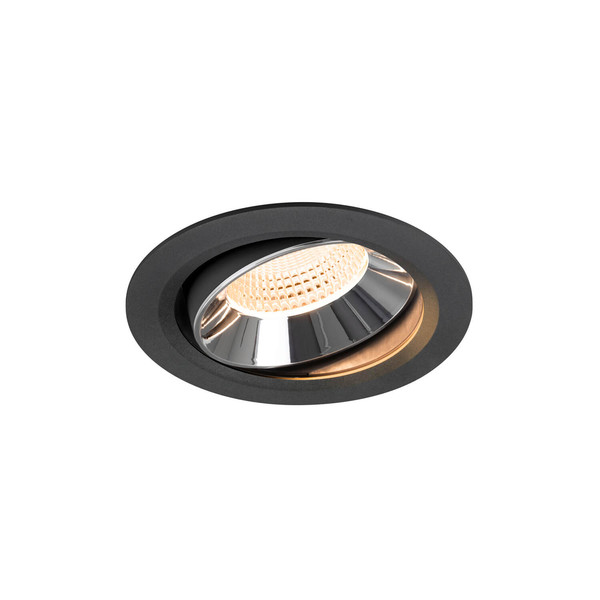 SLV 1009980 NUMINOS MOVE XL, Deckeneinbauleuchte schwarz/chrom 2700K 55°