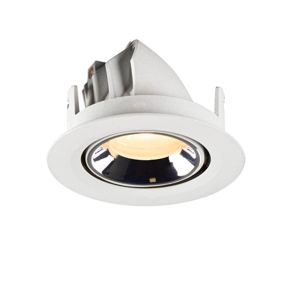 SLV 1010055 NUMINOS GIMBLE XS, Deckeneinbauleuchte weiß/chrom 3000K 20°
