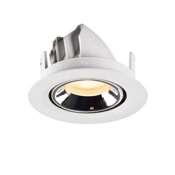 SLV 1010061 NUMINOS GIMBLE XS, Deckeneinbauleuchte weiß/chrom 3000K 55°