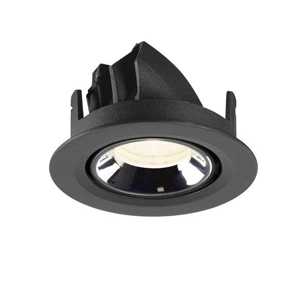 SLV 1010067 NUMINOS GIMBLE XS, Deckeneinbauleuchte schwarz/chrom 4000K 40°