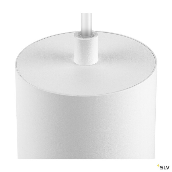 SLV 1010100 ASTO TUBE, 1~ Pendelleuchte, GU10, Pendellänge 250 cm, 1 x max. 10 W, weiß