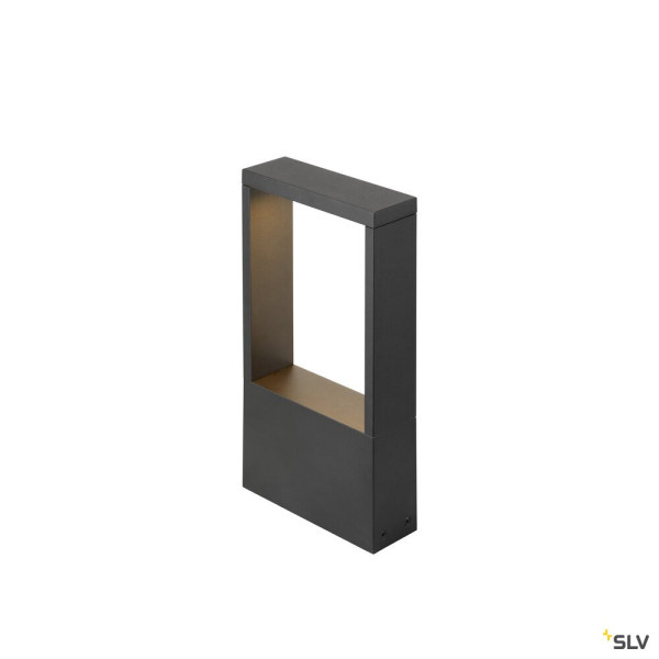 SLV 1010104 FLATT II 36, Stehleuchte, PHASE, 2700 K, IP65, quadratisch, schwarz