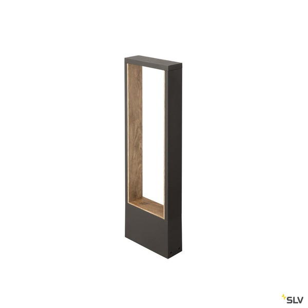 SLV 1010105 FLATT II 62, Stehleuchte, PHASE, 2700 K, IP65, quadratisch, anthrazit / braun