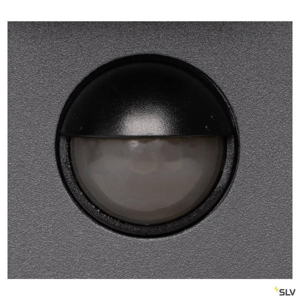 SLV 1010108 FLATT II, Wandaufbauleuchte, SENSOR, 2700 K, max. 10 W, schwarz