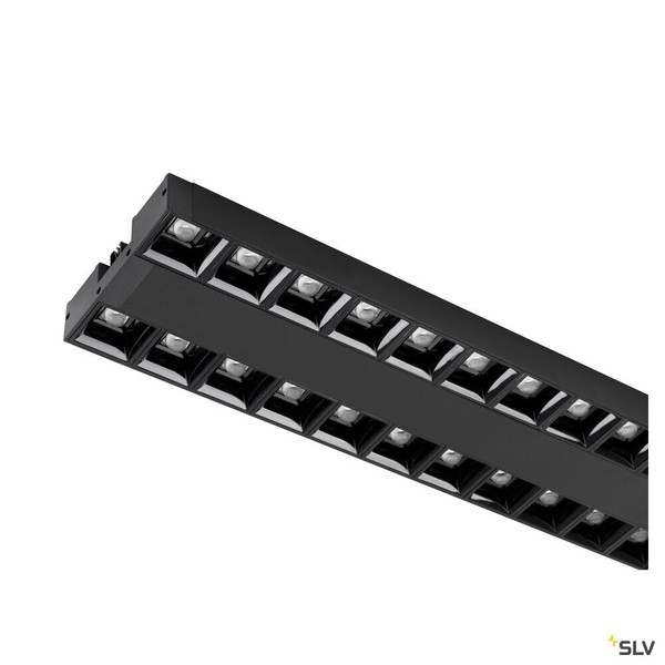 SLV 1010154 SIGHT EVO, 3~ Spot, double, rechteckig, 3000 K, 25 W, 60°, schwarz