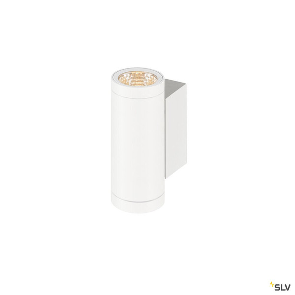 SLV 1010164 HELIA PRO S, Wandaufbauleuchte, up/down, DALI, P1, zylindrisch, 2700 K, 6 W, 24°, weiß