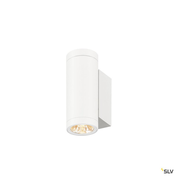 SLV 1010166 HELIA PRO S, Wandaufbauleuchte, single, DALI, P2, zylindrisch, 2700 K, 6 W, 24°, weiß