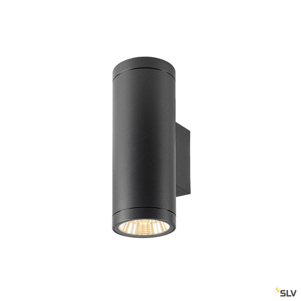 SLV 1010175 HELIA PRO L, Wandaufbauleuchte, up/down, DALI, P2, 2700 K, 30 W, touch, 24°, anthrazit