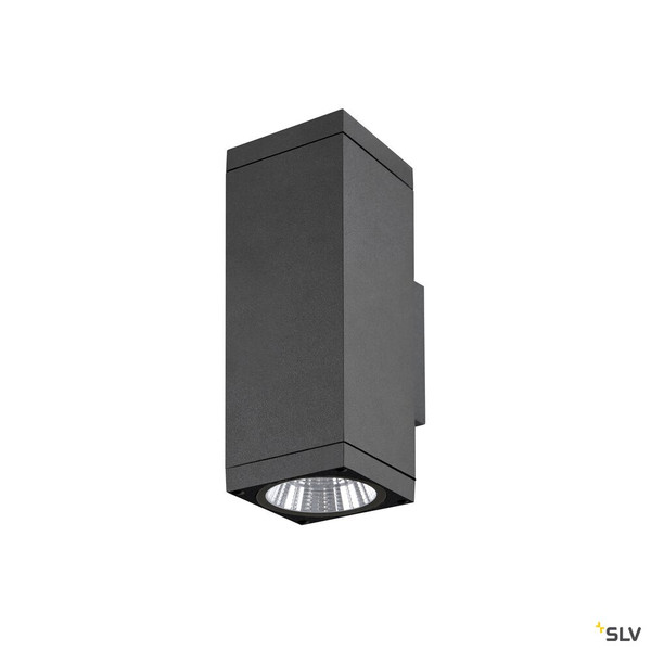 SLV 1010191 THEO PRO L, Wandaufbauleuchte, up/down, DALI, P2, 2700 K, 30 W, touch, 24°, anthrazit