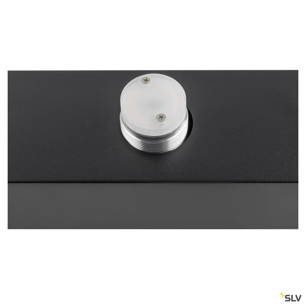 SLV 1010193 SUN Mirror, Wandaufbauleuchte, quad, 2700/3000/4000 K, TOUCH button, 18 W,  IP44, schwarz