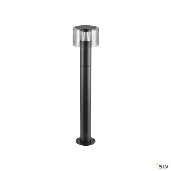 SLV 1010198 TAHA II 70, Stehleuchte, PHASE, 2200/2700 K, IP65, zylindrisch, schwarz