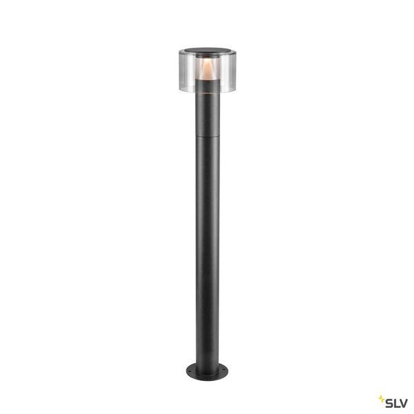 SLV 1010199 TAHA II 90, Stehleuchte, PHASE, 2200/2700 K, IP65, zylindrisch, schwarz