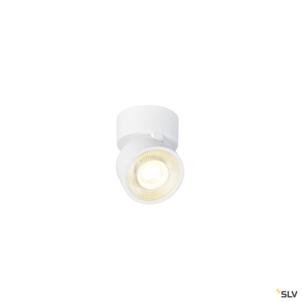 SLV 1010263 KALU 2.0, Wand- und Deckenaufbauleuchte, PHASE, 3000 K, 10 W, 36°, weiß
