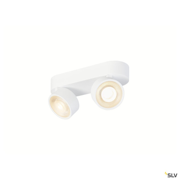 SLV 1010266 KALU 2.0, Wand- und Deckenaufbauleuchte, PHASE, 2700 K, 19 W, 36°, weiß