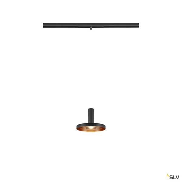 SLV 1010289 LALU®, 48V Pendelleuchte, DALI, LED Base, Mix&Match, Pendellänge 200 cm, 2700/3000K, 40°, schwarz