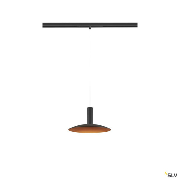 SLV 1010289 LALU®, 48V Pendelleuchte, DALI, LED Base, Mix&Match, Pendellänge 200 cm, 2700/3000K, 40°, schwarz