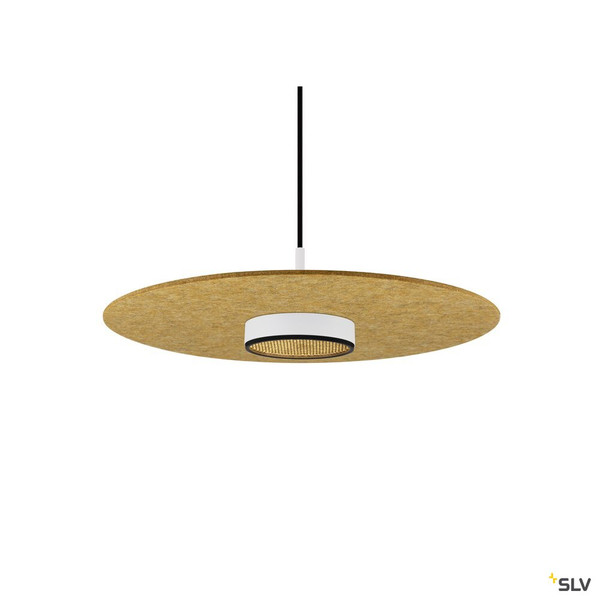 SLV 1010408 GRIP! FLAT, Felt shade Ø50cm x 0,6cm, ocker