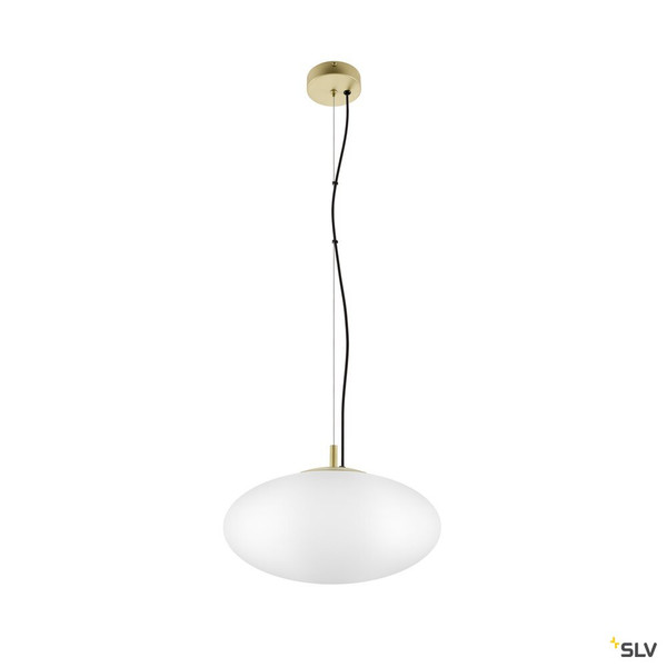 SLV 1010414 OLYPSO 40, Pendelleuchte, E27, Pendellänge 400 cm, 1 x max. 40 W, gold