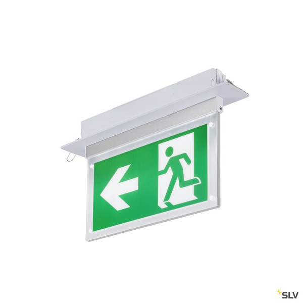 SLV 1010504 P-LIGHT, Wand- und Deckenaufbauleuchte, rechteckig, 6000K, 3 W, weiß / transparent