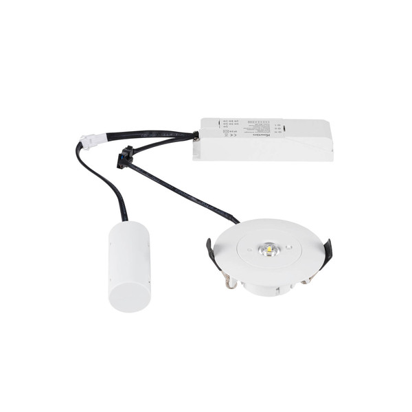 SLV 1010507 P-LIGHT, Deckeneinbauleuchte, rund, 6500K, 5W, weiß