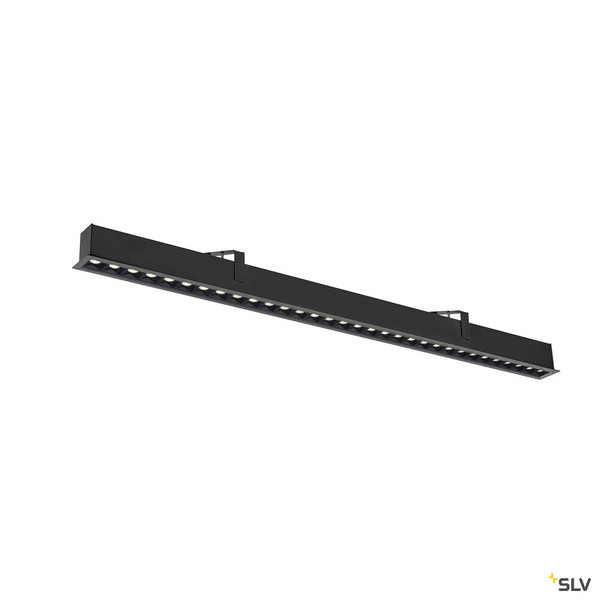 SLV 1010524 GLENOS® PRO, Deckeneinbauleuchte, 1,2m, DALI, UGR19, 4000K, 75°, IP20, schwarz