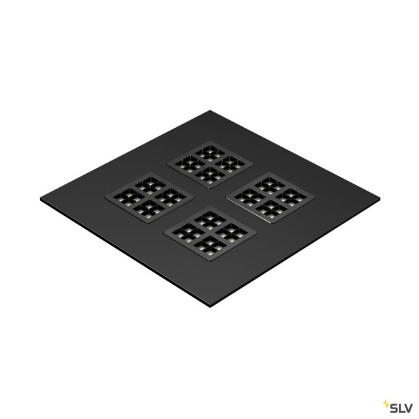 SLV 1010715 PAVANNO, 600 45 830/840/850 WB BK UGR19 DALI