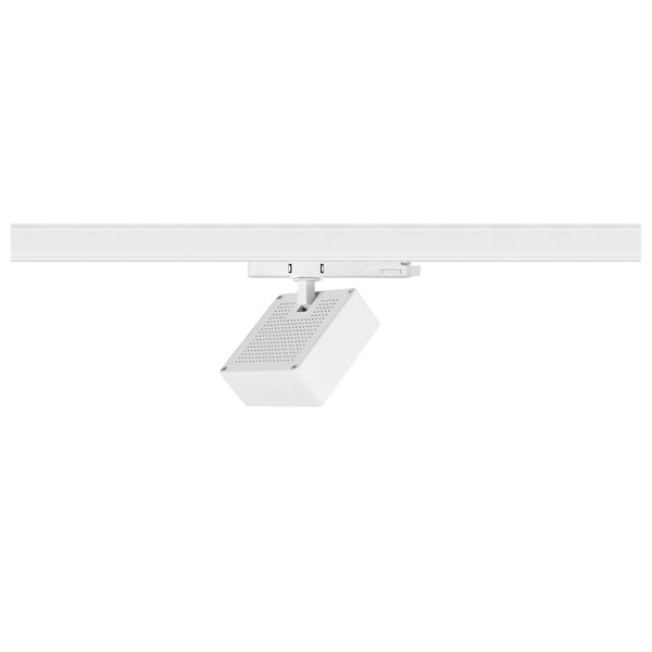 SLV 1010848 EURO CUBE 2 L, 3-Phasen Spot, rechteckig, 3000K, 21W, Phase, 40°, weiß / schwarz