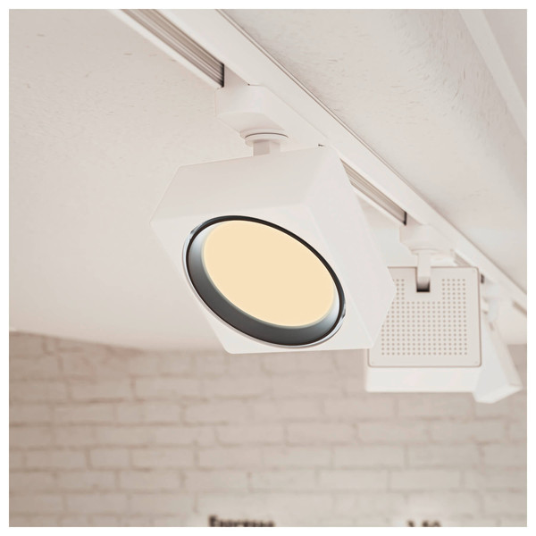 SLV 1010849 EURO CUBE 2 L, 3-Phasen Spot, rechteckig, 4000K, 21W, Phase, 40°, weiß / schwarz