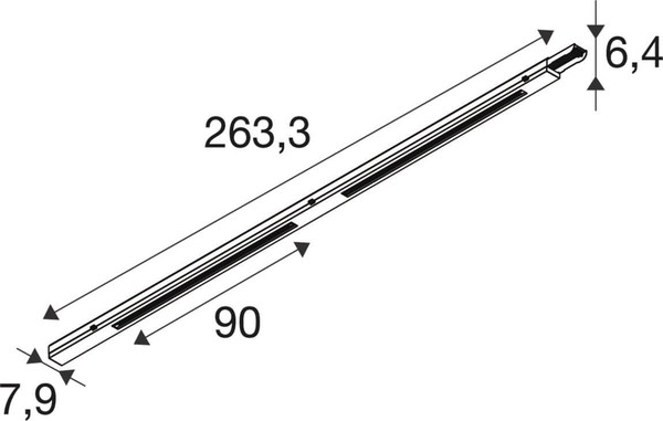 SLV 1011549 EASYLIGHT, 2500 3PH TRACK WH SLVtec