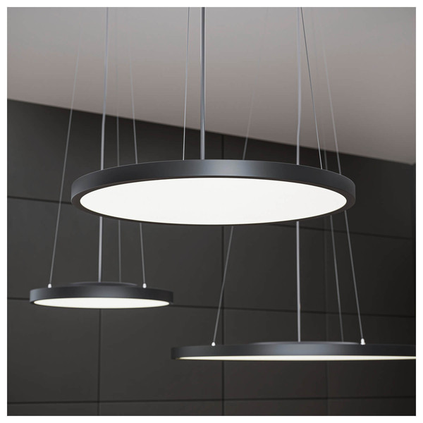 SLV 1011701 MEDO 2 SLIM 30, CL, DALI, Deckenaufbauleuchte, 3000/4000K, 8.6W, 85°, schwarz