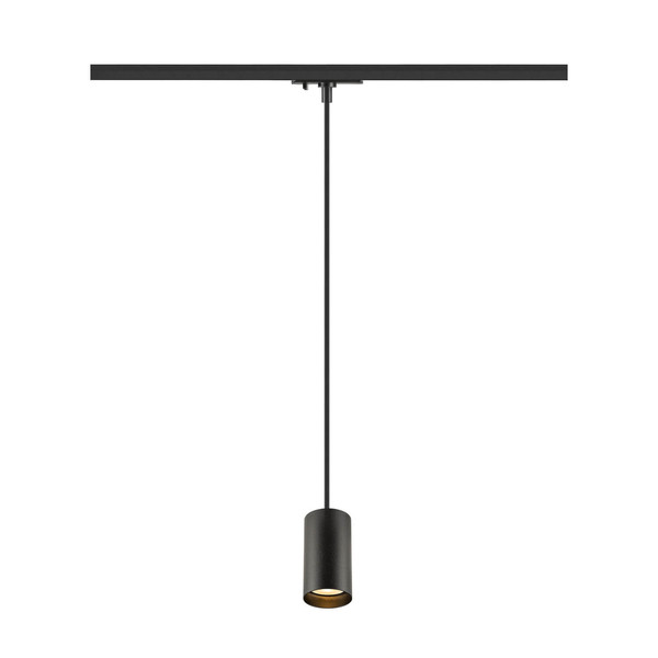 SLV 1011717 ENOLA 2.0 M, 1-Phasen Pendelleuchte, Single, QPAR51, schwarz