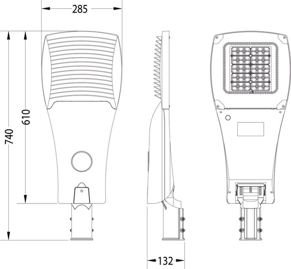 SLV 1011741 STREET A, MIDI 180 730 LENS906 SLVtec